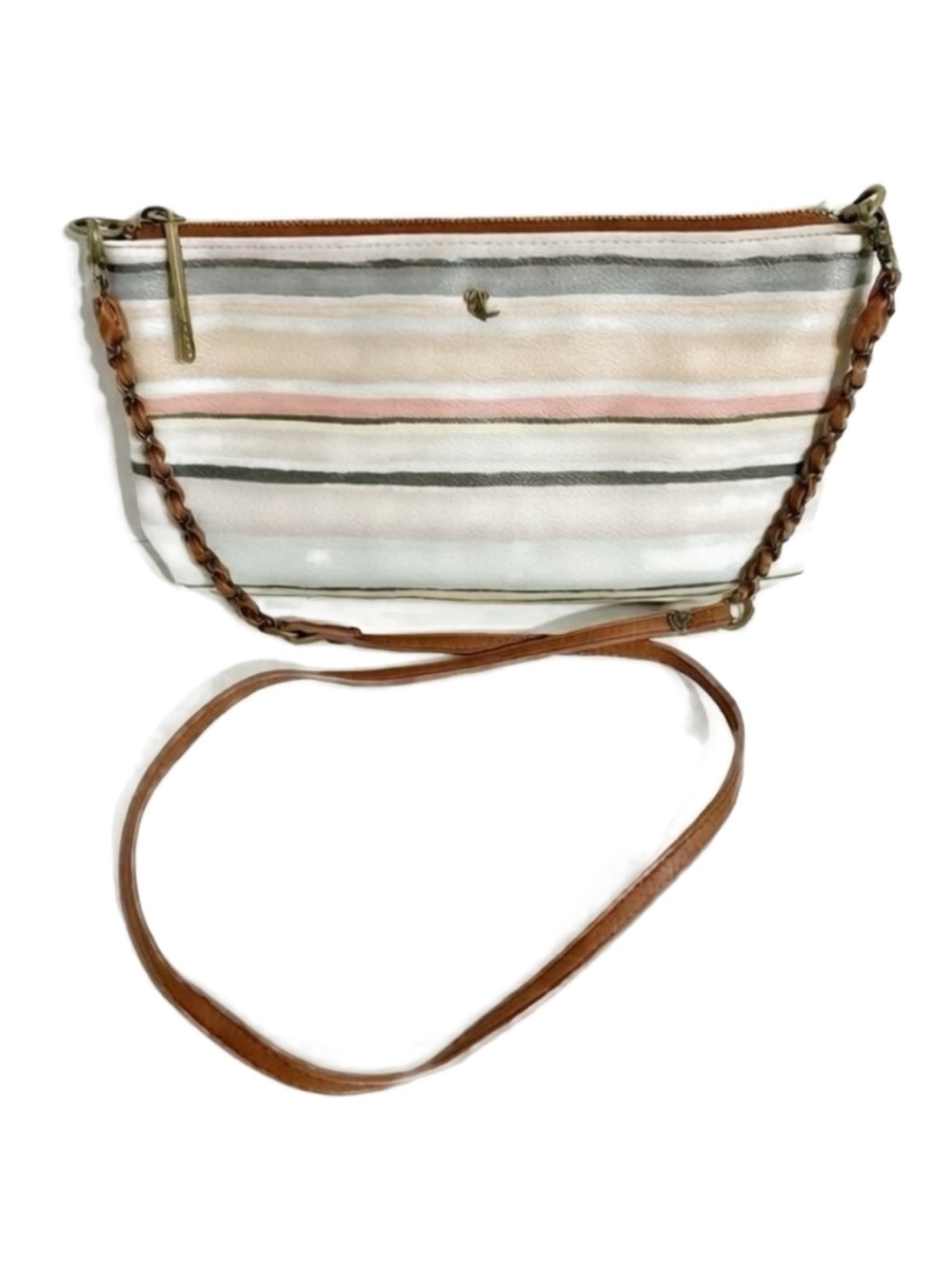 Elliot Lucca Harmony Stripe Artisan Three-Way Demi  Convertible Crossbody Bag
